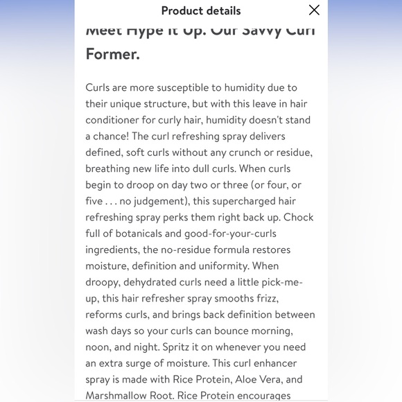 Twist by Ouidad Hype it Up! Weightless Refreshing Spray 10.5 floz Curl R… - Picture 4 of 11